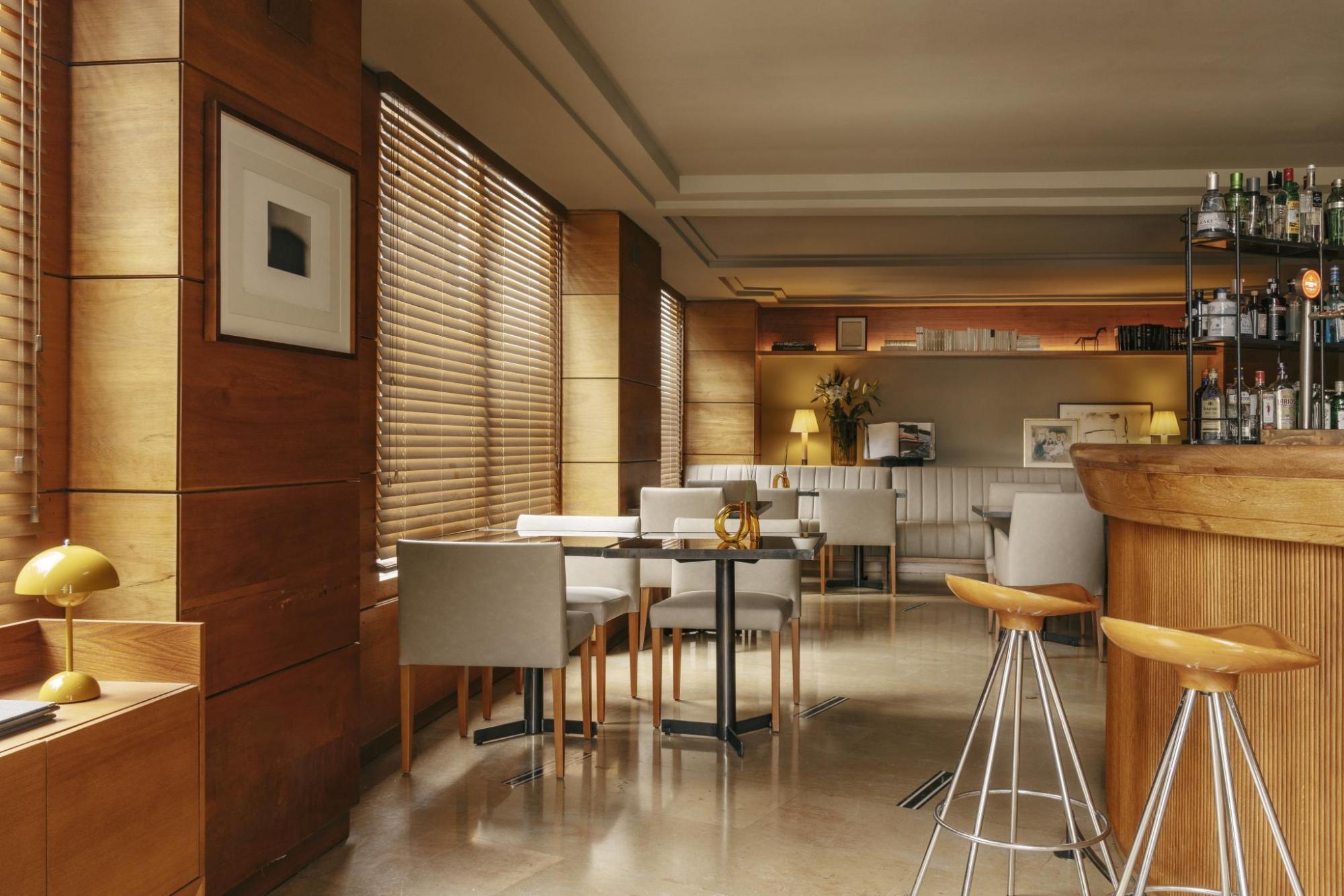 East 47 Restaurant Interior with Andy Warhol Lithographs