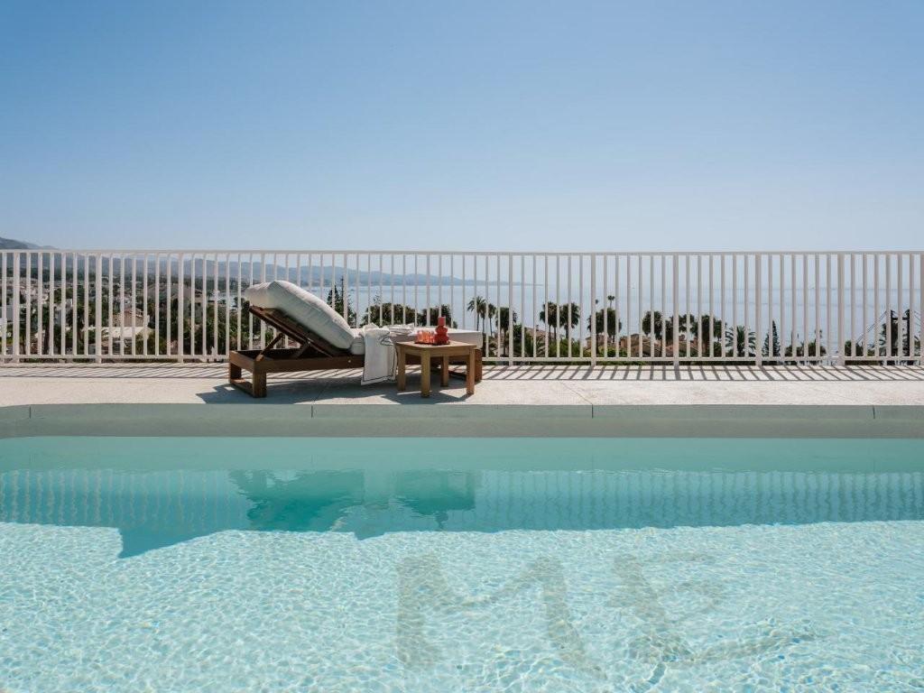 Private rooftop pool on the terrace of Ultimate ME Penthouse Suite