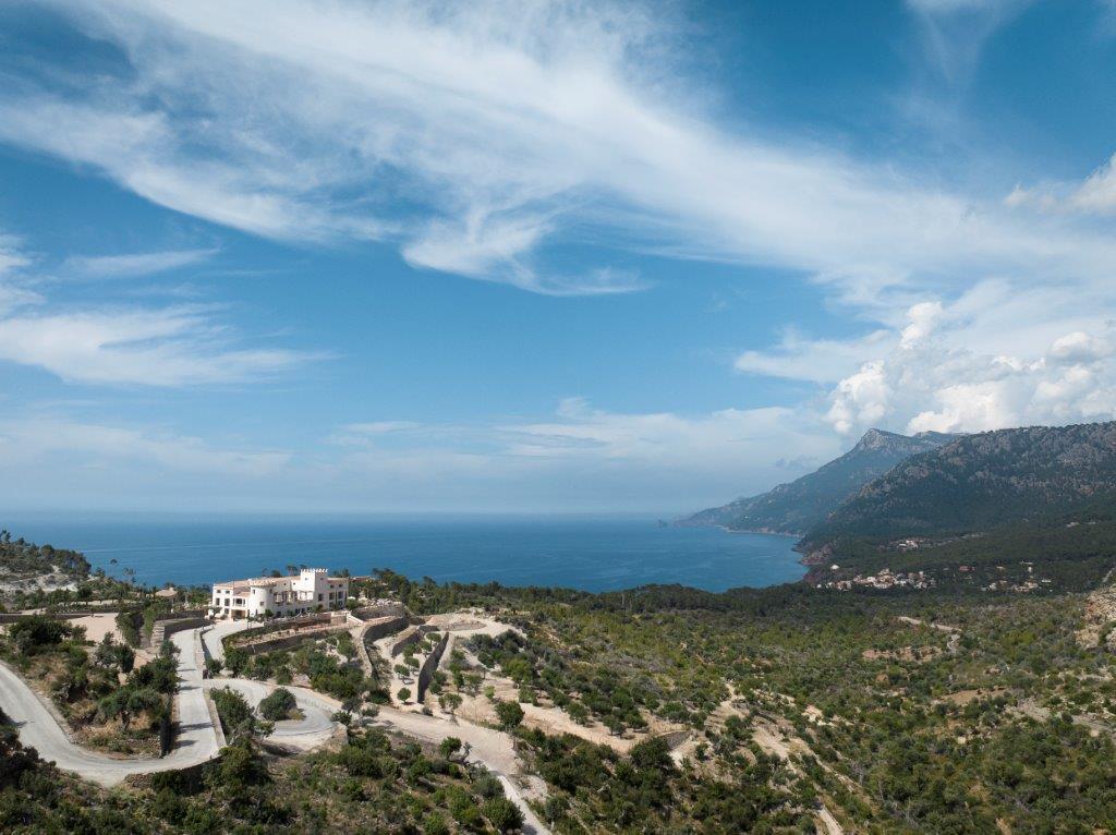 1300-acre estate view of Tramuntana Mountains