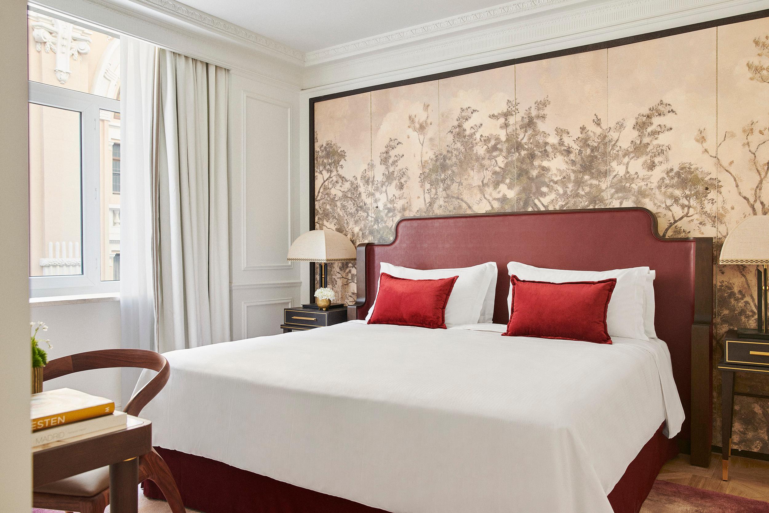 Deluxe Room restored Spanish millwork