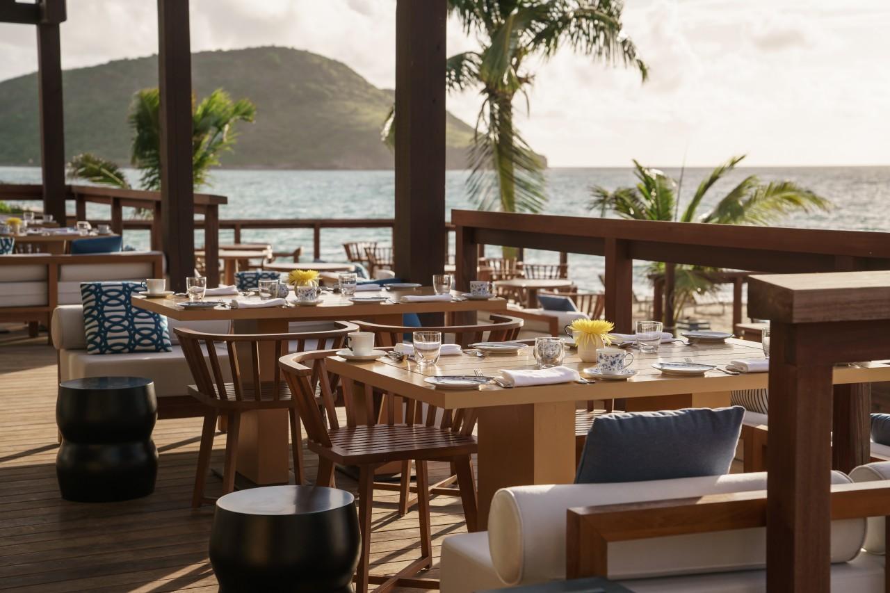 The Great House dining venue at Park Hyatt St Kitts