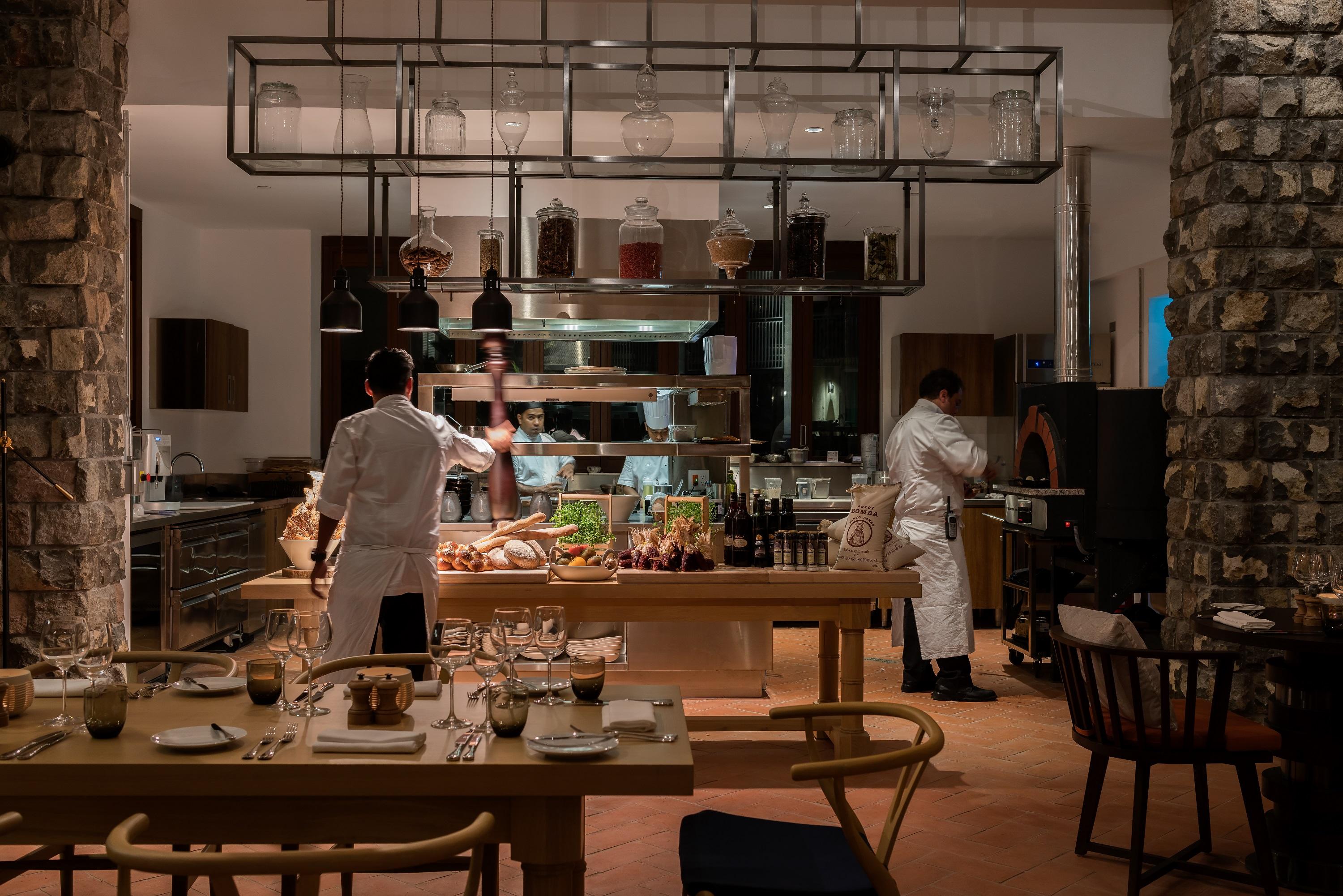 Stone Barn Nikkei restaurant at Park Hyatt St Kitts