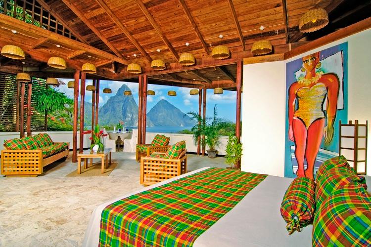 Premium Hillside Room with open-air Piton view