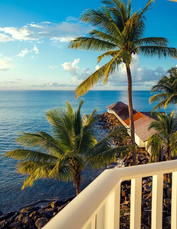 Choc Bay Beach and Ocean Pier Overlook