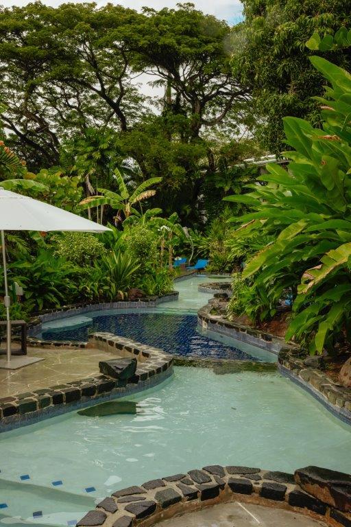 Lazy river meandering through Water Gardens