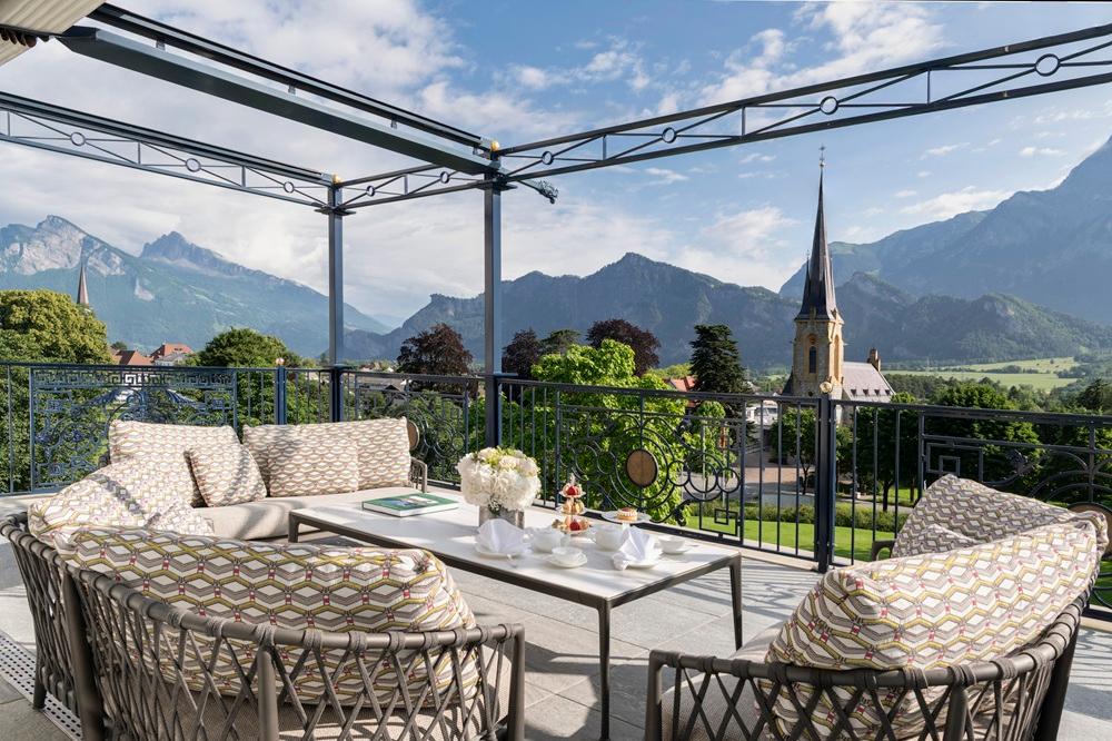 Grand Resort Bad Ragaz King Suite Terrace