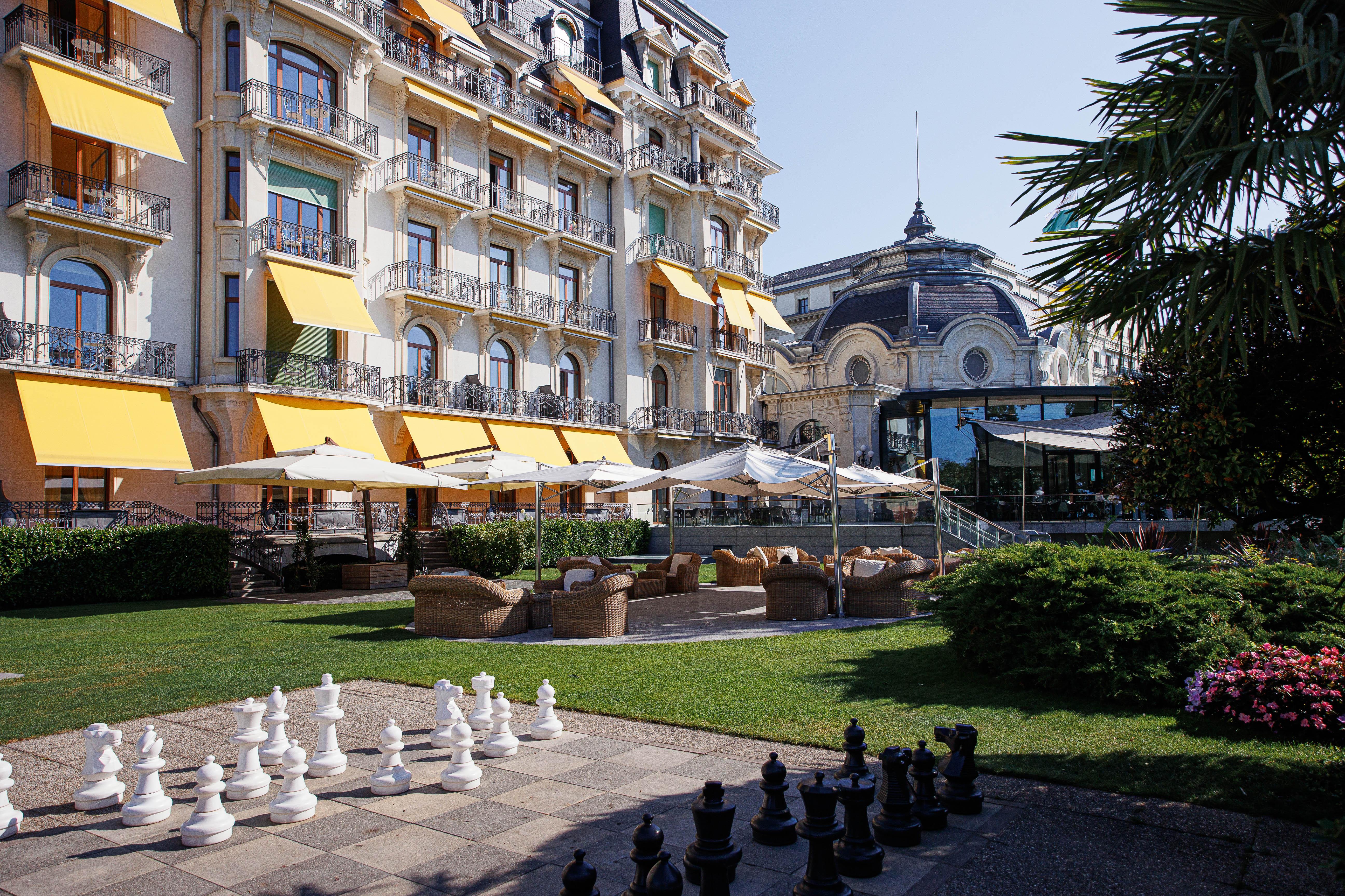 Beau-Rivage Palace Historic Belle Époque Façade and 10-Acre Private Park