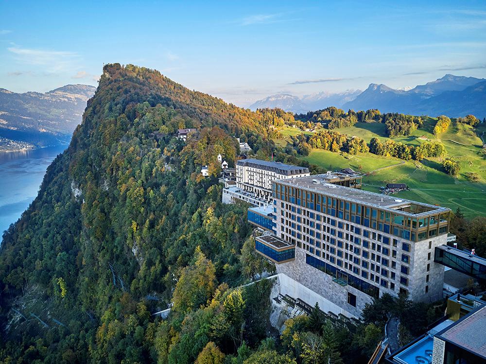 Bürgenstock Hotel & Alpine Spa Spectacular Heated Infinity Edge Pool Overlooking Lake Lucerne