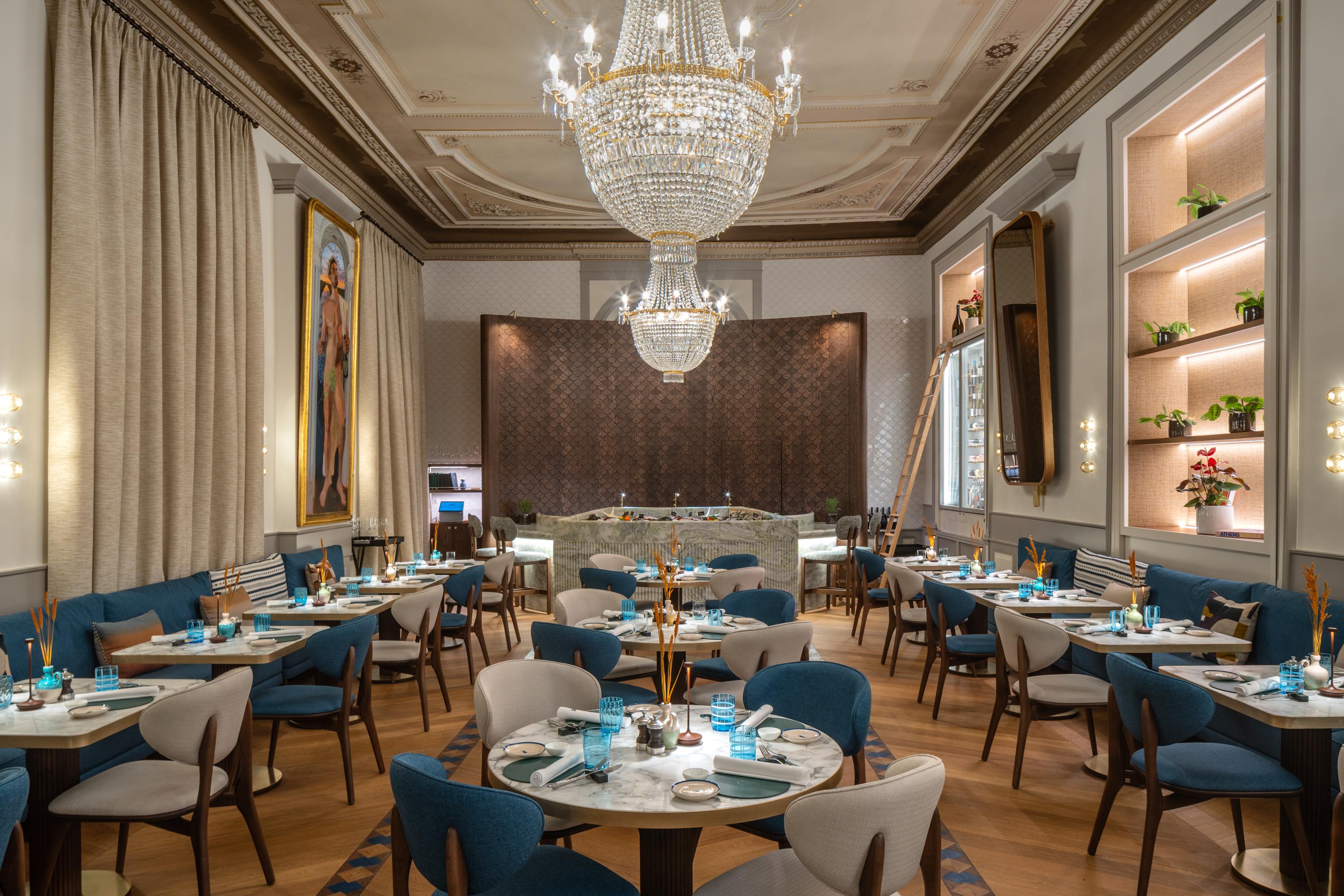 Neora Restaurant Mediterranean Dining Hall with Contemporary Design