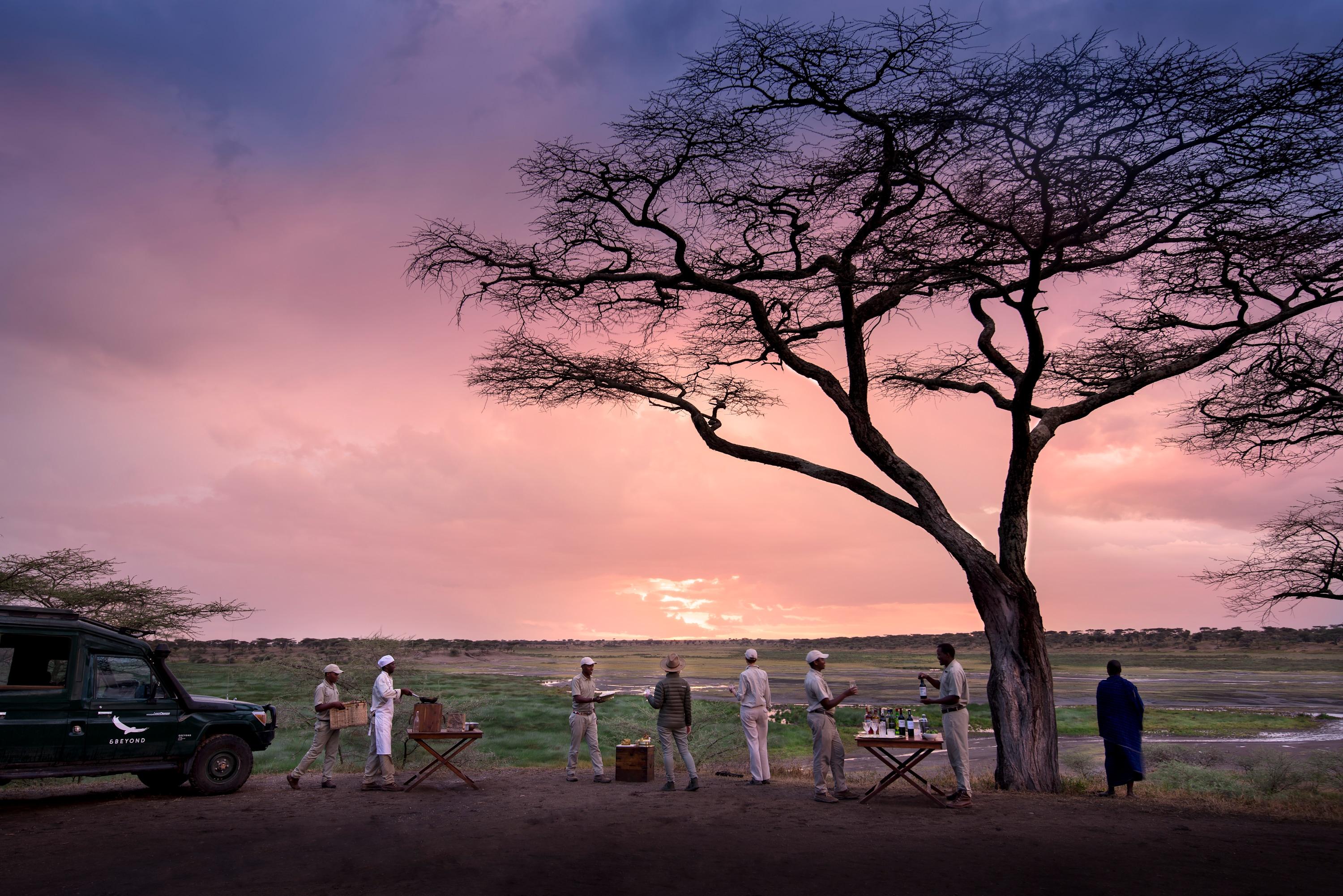 Serengeti Sunset Bush Sundowners