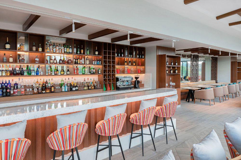 The Rooftop Bar with Mount Meru Panorama
