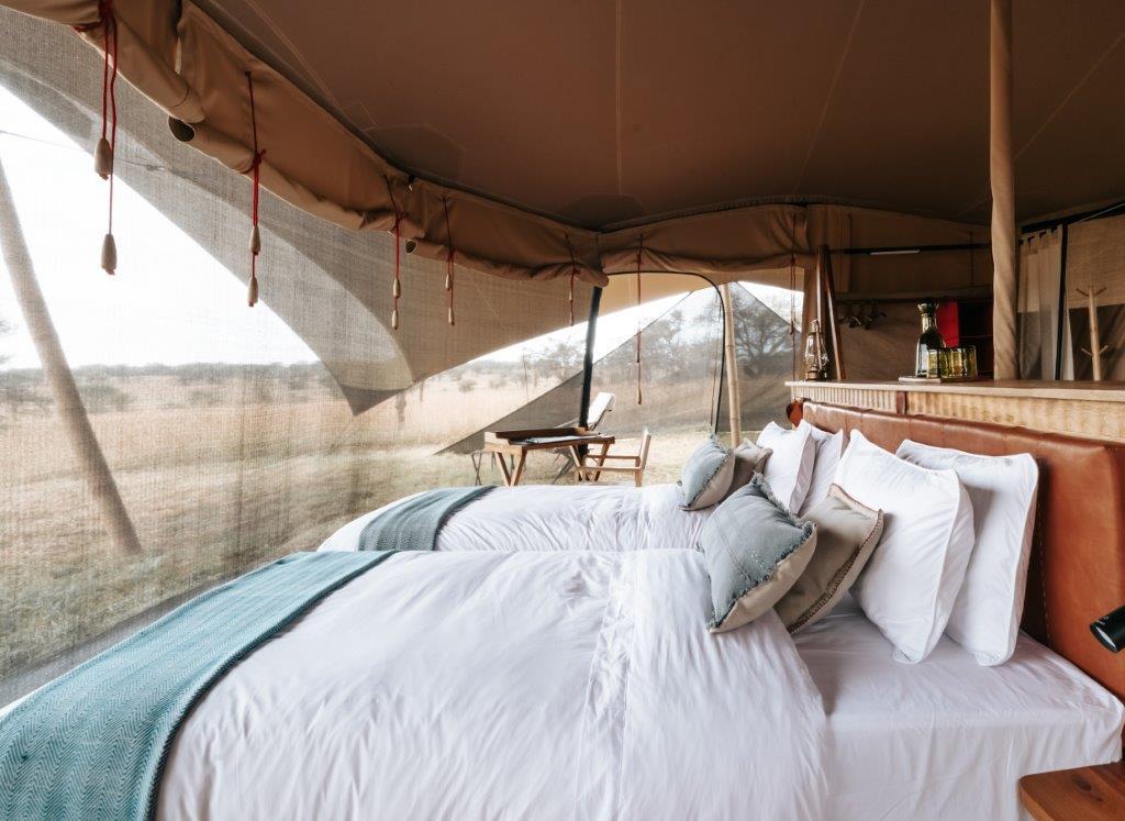 Luxury Standard Safari Tent Bedroom Interior
