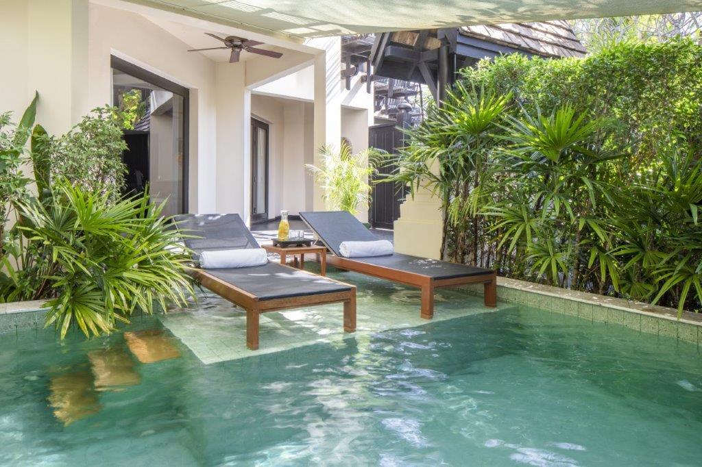 Garden Pool Suite private terrace and plunge pool