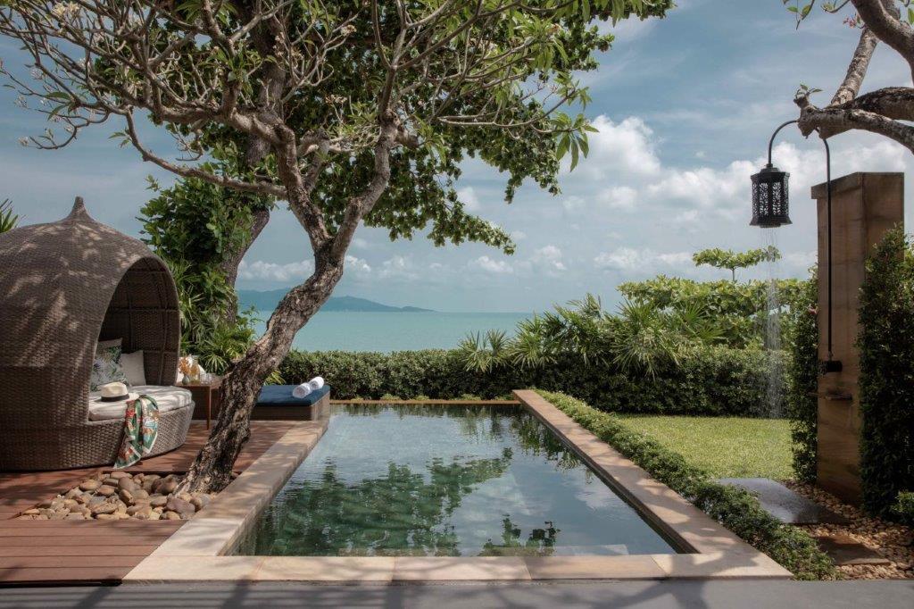 Luxury Beachfront Pool Suite plunge pool and ocean views