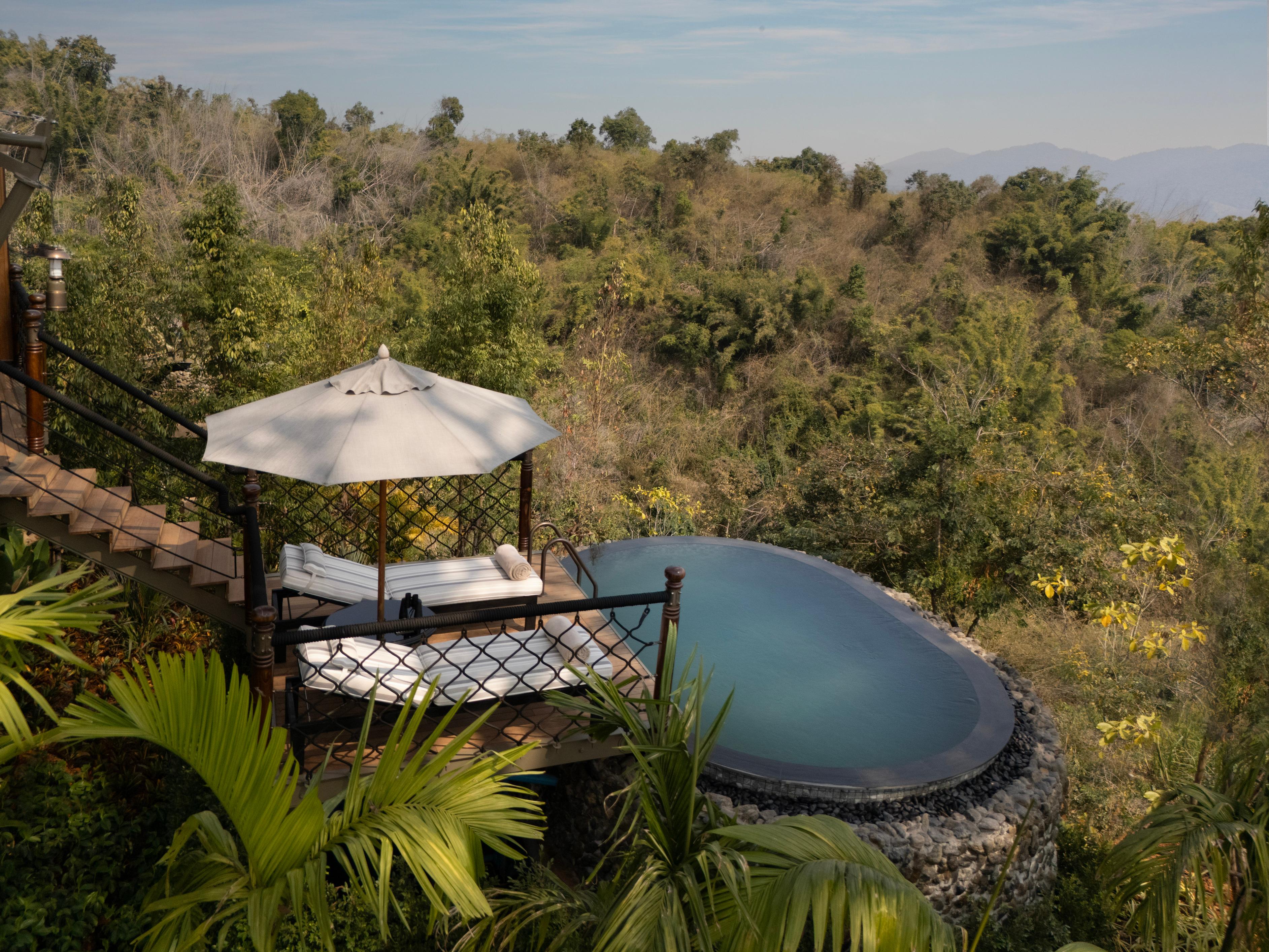 Anantara Golden Triangle Elephant Camp & Resort luxury hotel Thailand