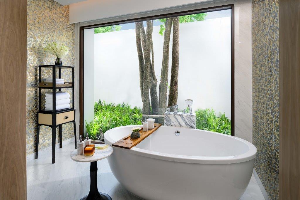 Lagoon Villa with direct plunge pool access from the terrace
