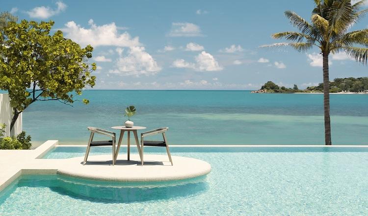Two Bedroom Villa Kitalay expansive private swimming pool deck