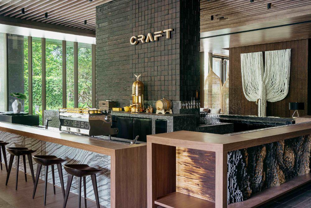 Kimpton Maa-Lai Bangkok vibrant lobby and CRAFT social hub