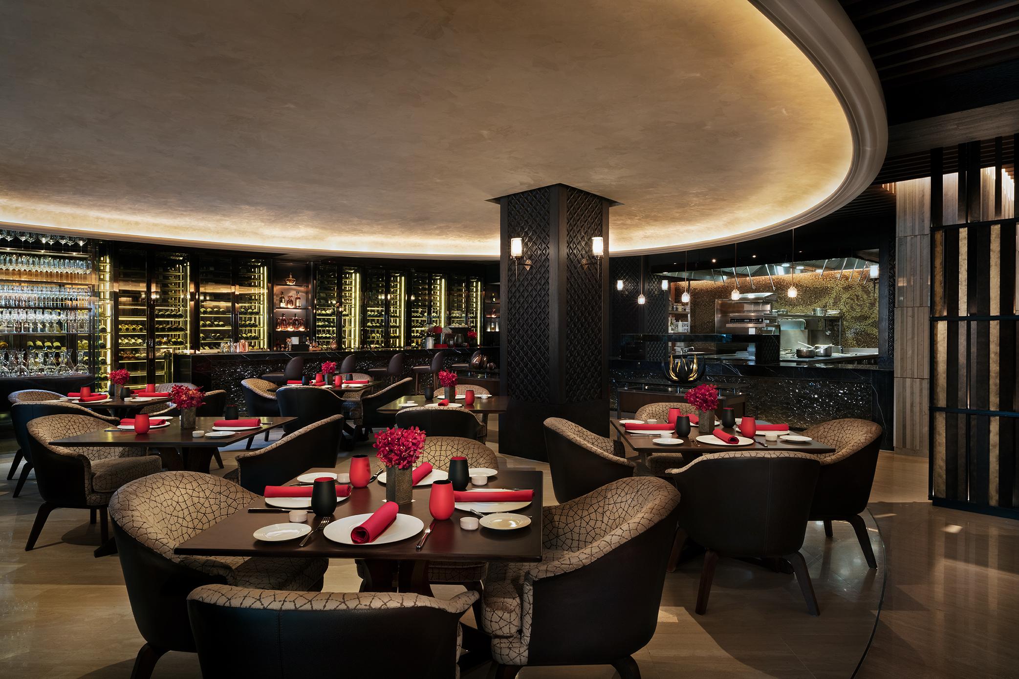 La Scala contemporary Italian fine dining salon and open culinary show kitchen