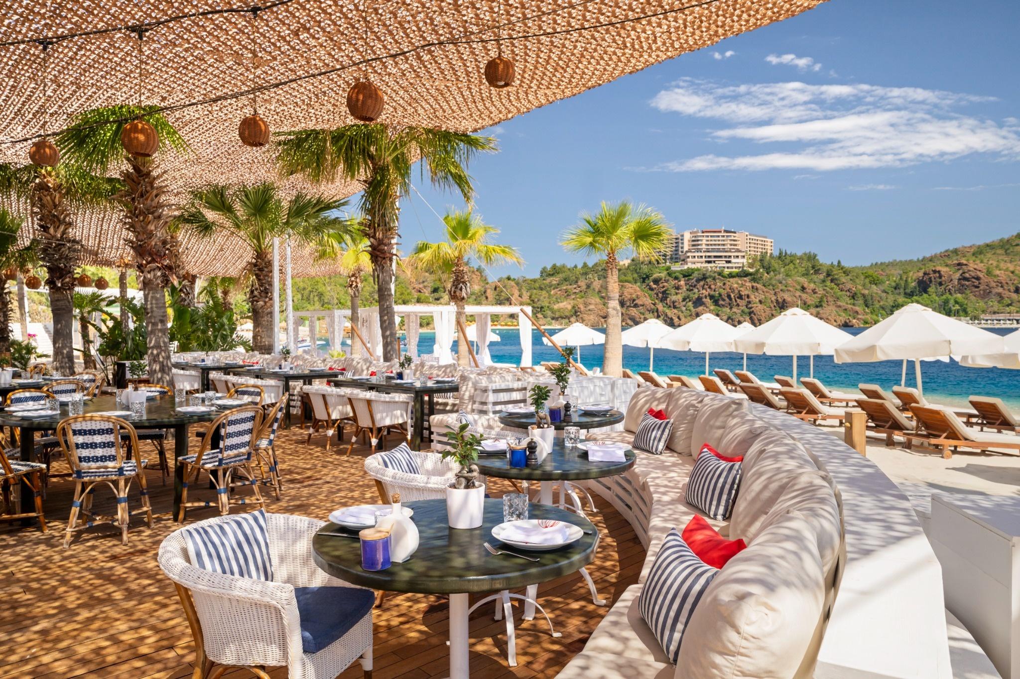 La Guérite open-air French Mediterranean restaurant and glamorous beach club
