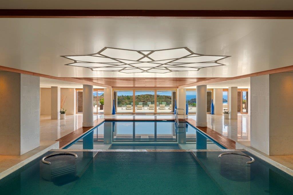 Mytha Spa holistic wellness treatment pavilion and relaxation vitality pool