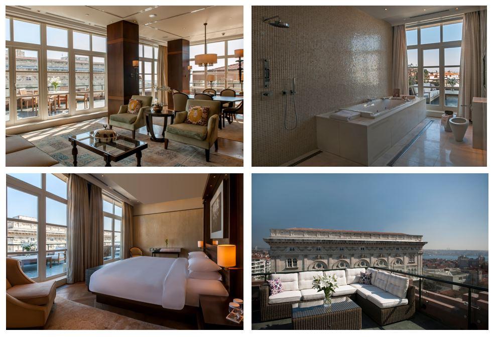 Park Presidential Suite Living Room and Bosphorus Terrace