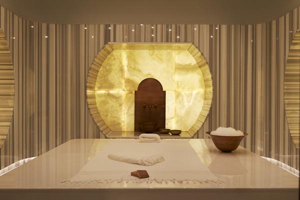 The 3,000-sqm Raffles Spa authentic Turkish marble hammam