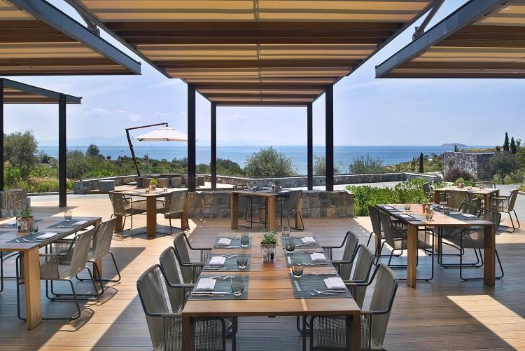 Sage and Sea farm-to-table dining terrace