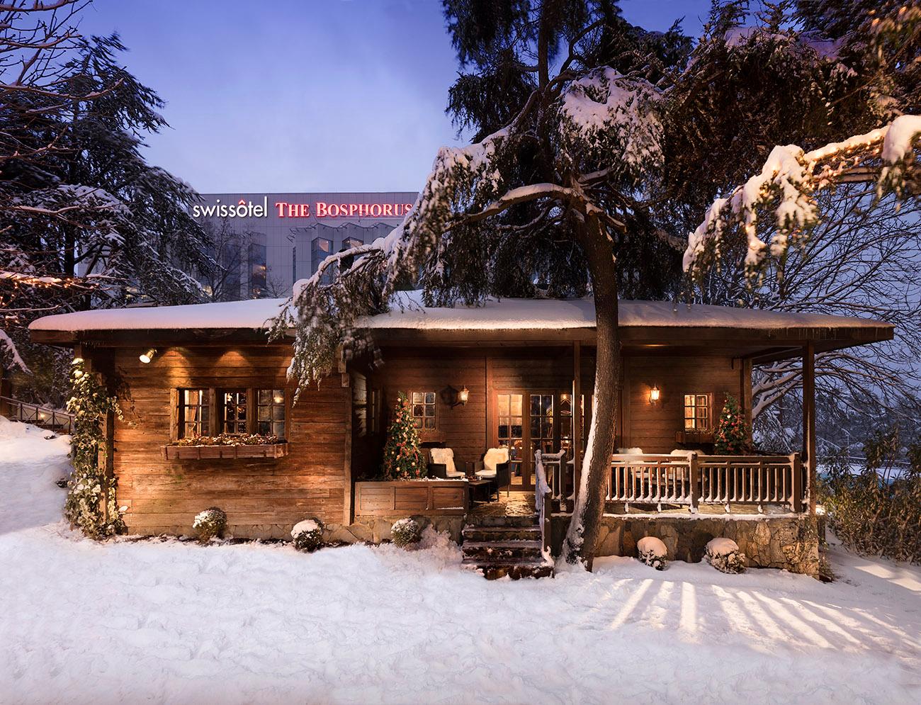 120-Year-Old imported wooden Chalet restaurant