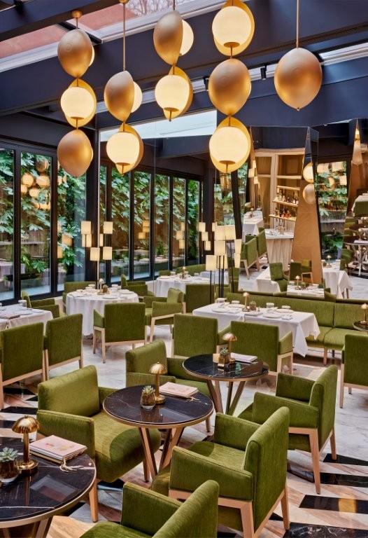 Vakko L'Atelier French bistro terrace on Abdi Ipekci Avenue