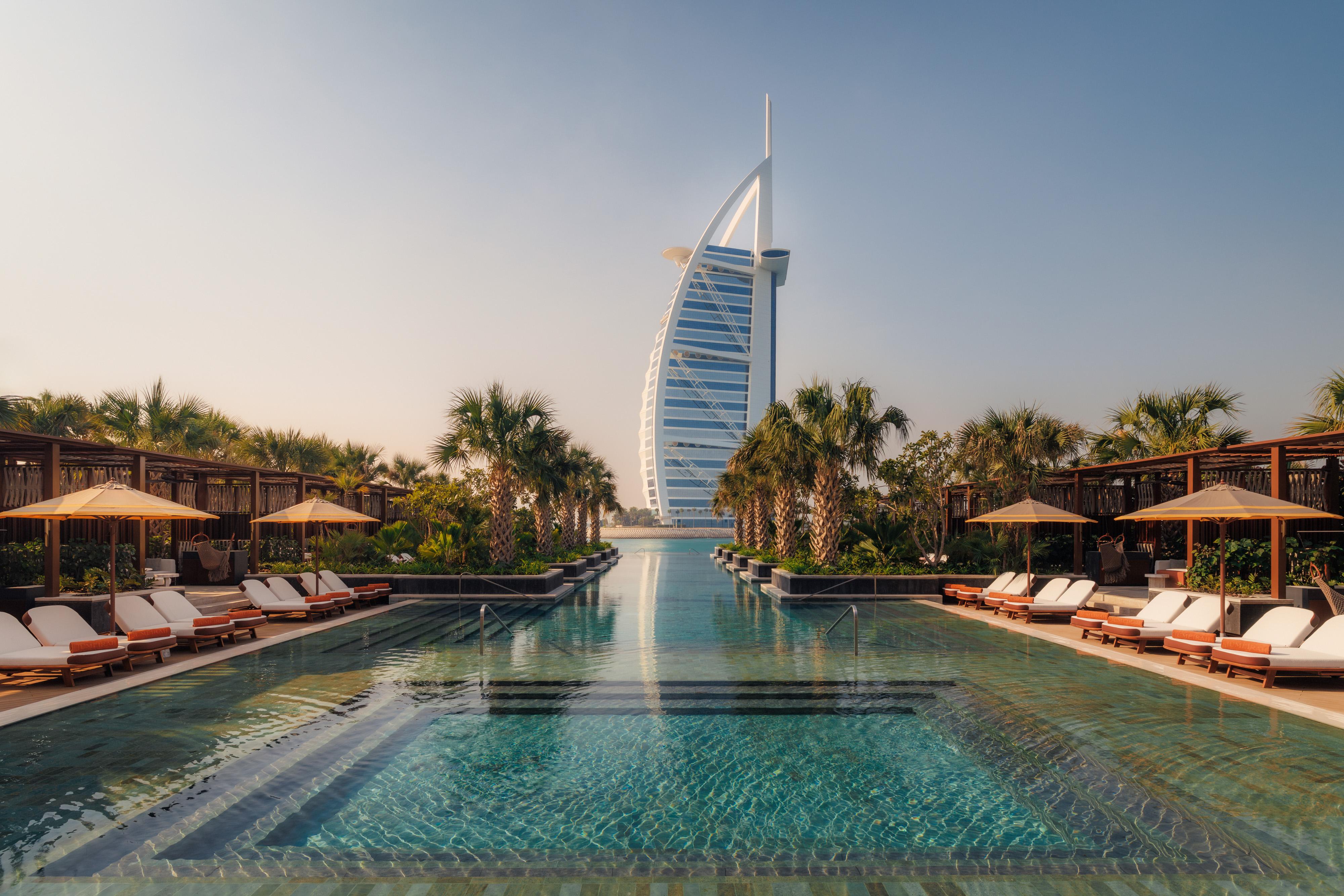 Iliana Pool with Burj Al Arab Views