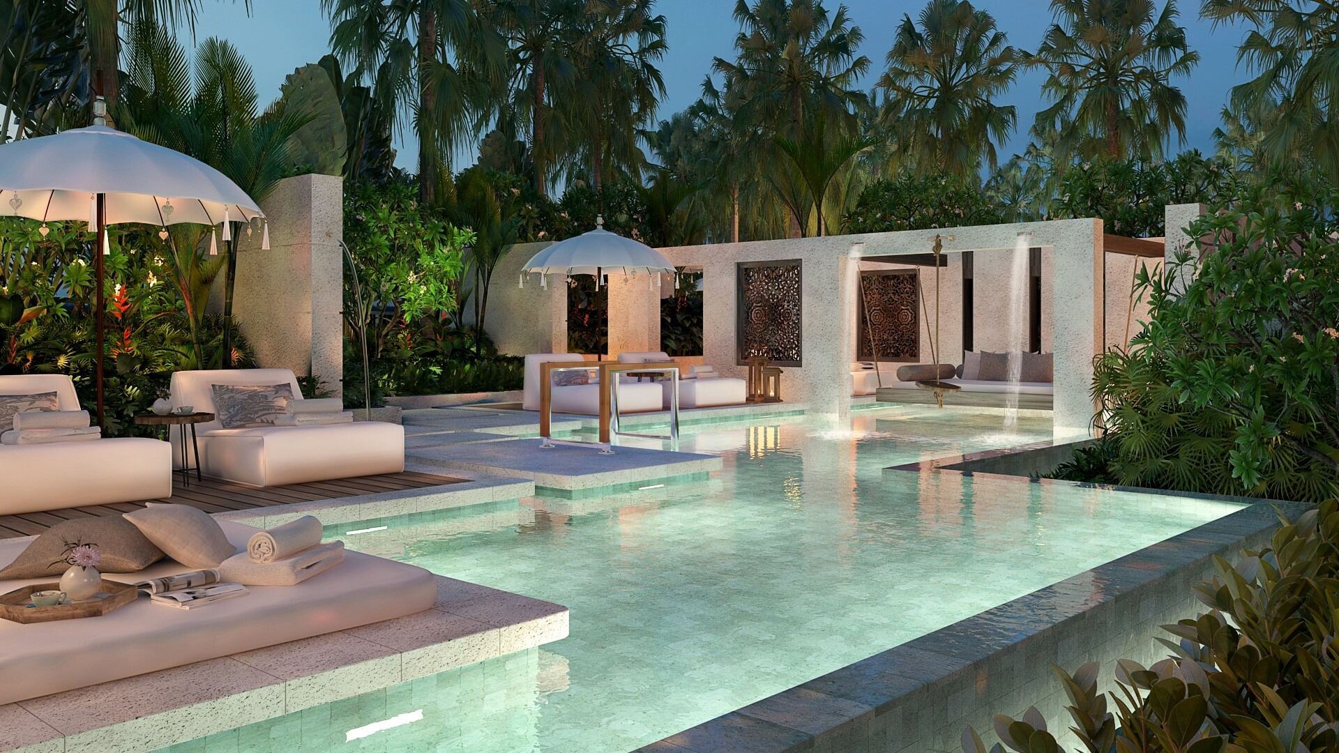 The Garden Pool Oasis