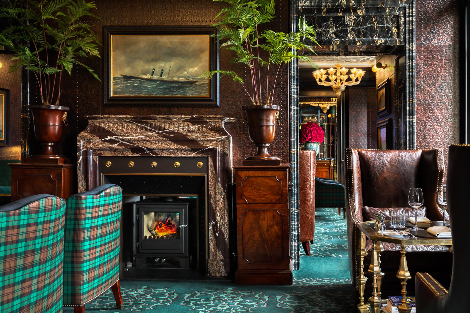 The Wallace Dining Room and Bar with Castle Vistas