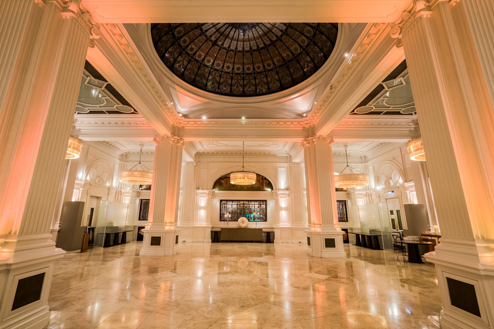 1901 Ballroom Stained Glass Dome