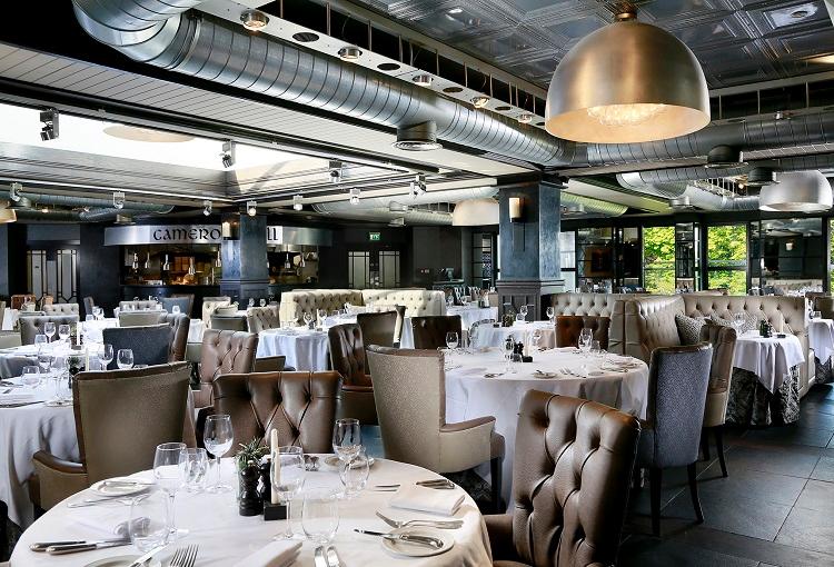 Cameron Grill Open Theatre Kitchen and Dining Room