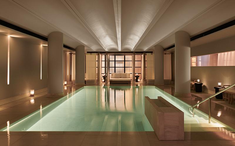 Claridge's Spa Subterranean Heated Swimming Pool