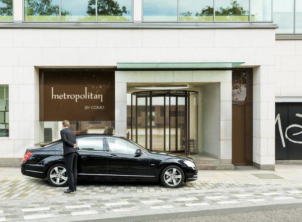 COMO Metropolitan London Park Lane Contemporary Facade