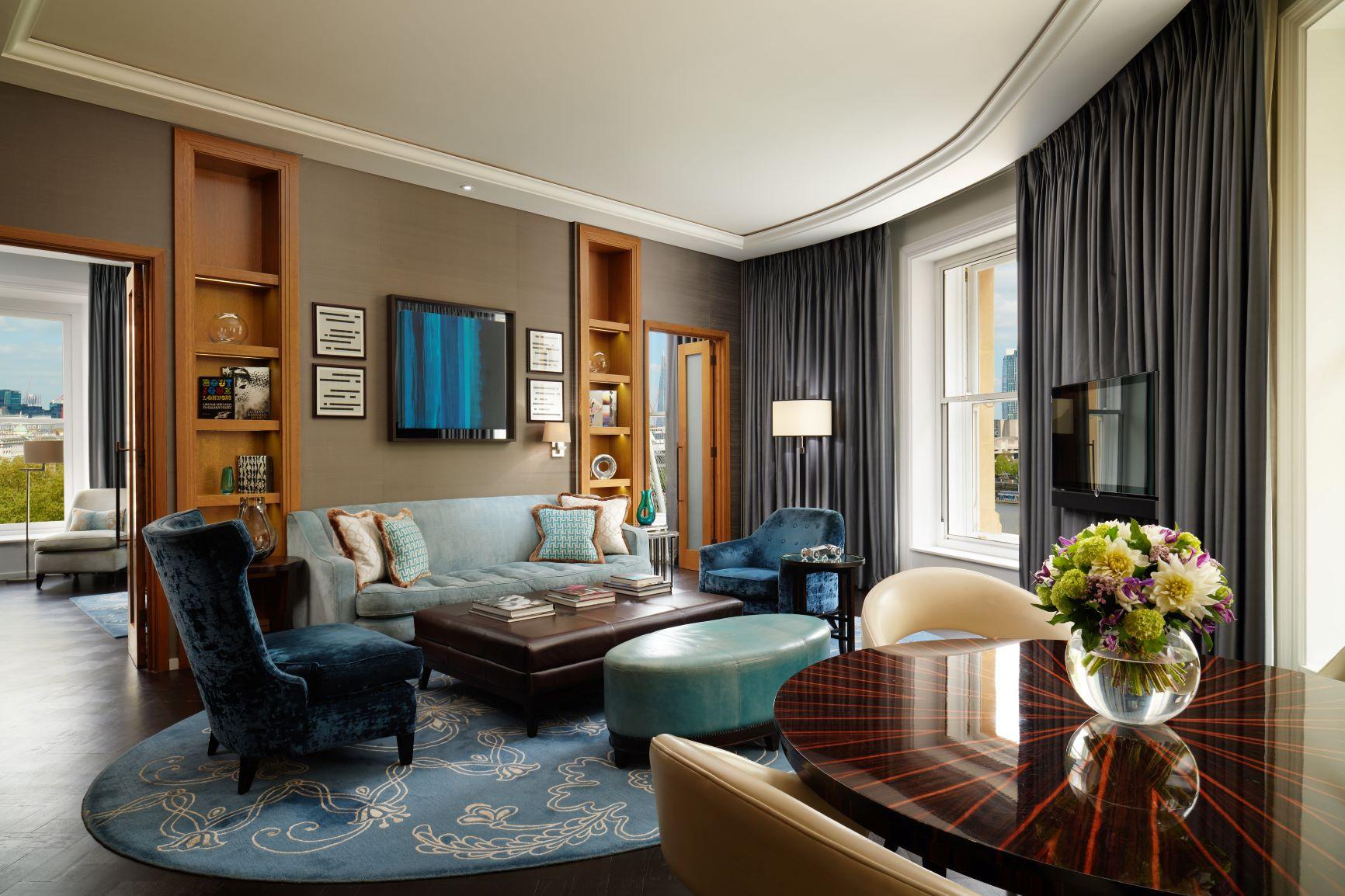 The River Suite Master Bedroom with Thames Views