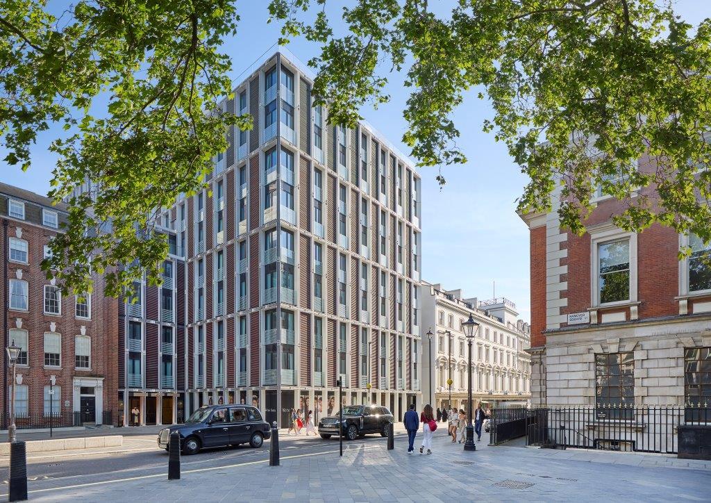 Mandarin Oriental Mayfair Architectural Facade on Hanover Square