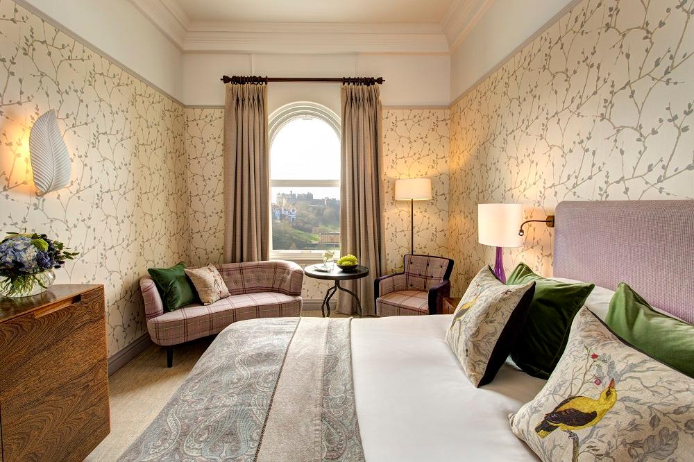 Deluxe Castle View Room Overlooking Edinburgh Castle