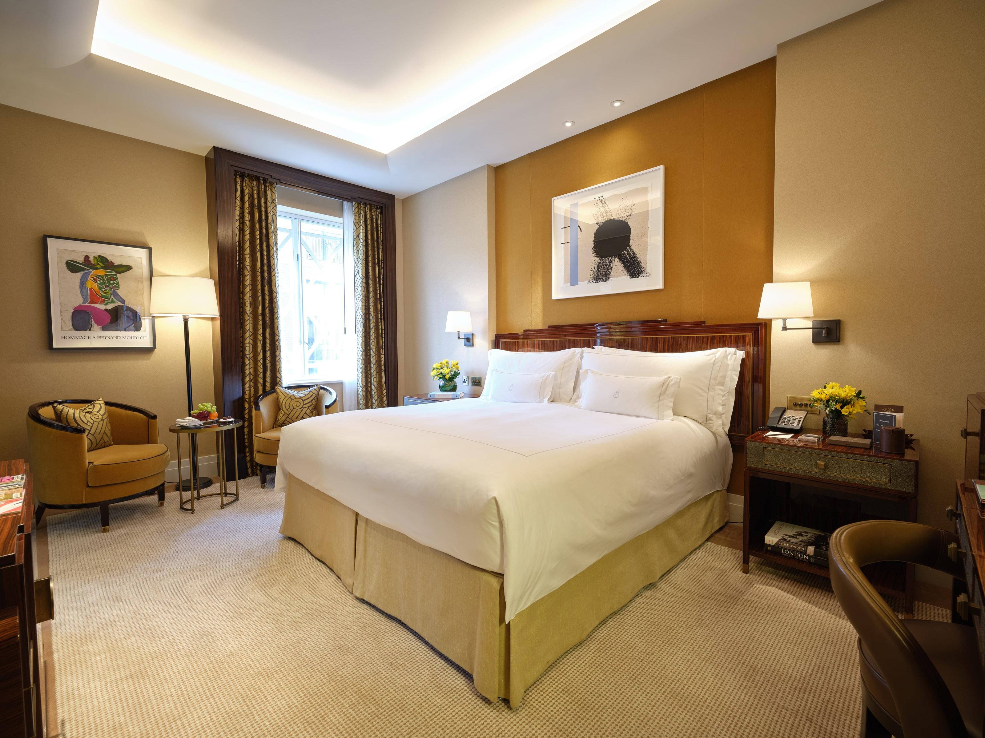 Art Deco Studio Bedroom with Bronze and Mohair Velvets