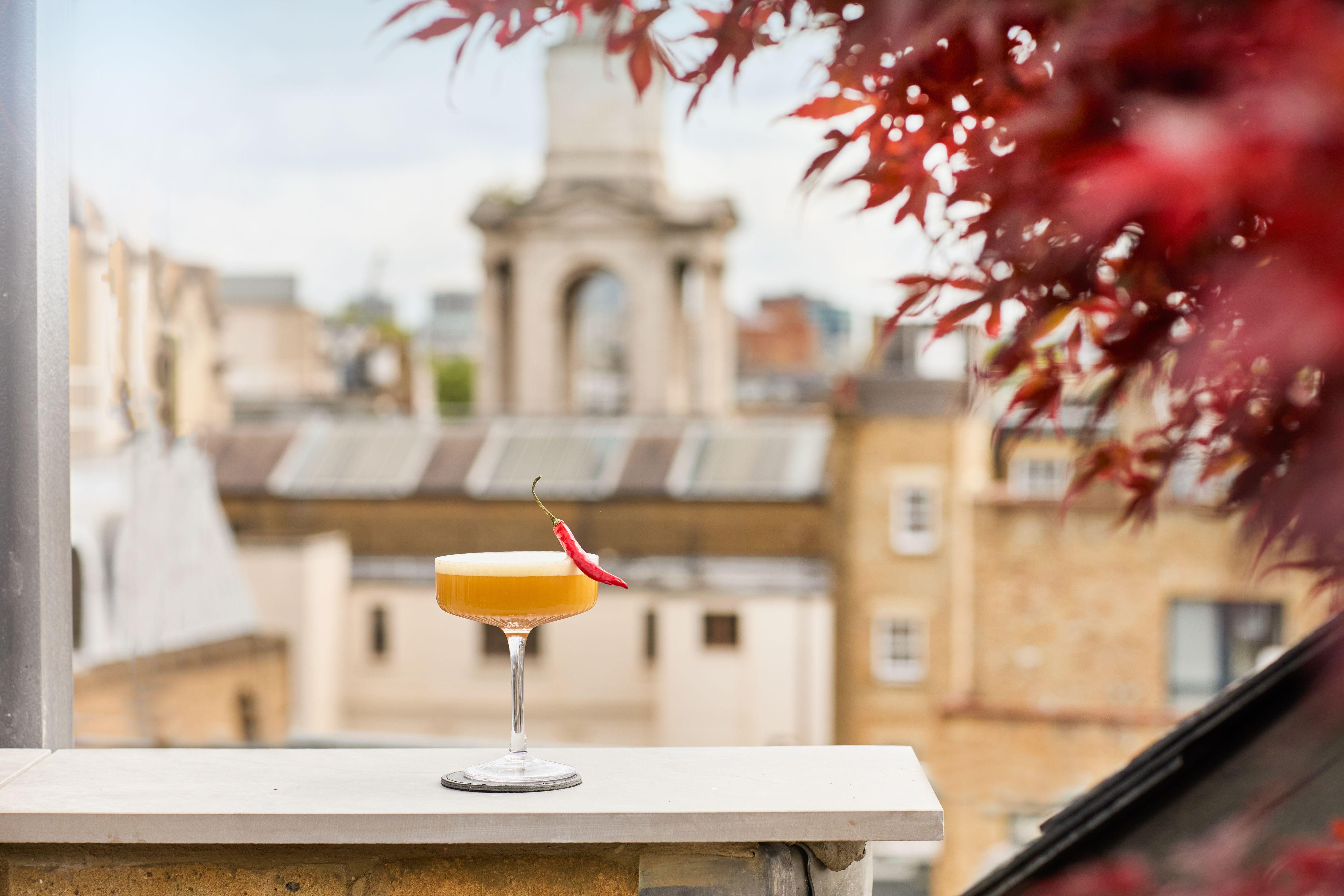 Stanley's Rooftop Bar Overlooking Mayfair