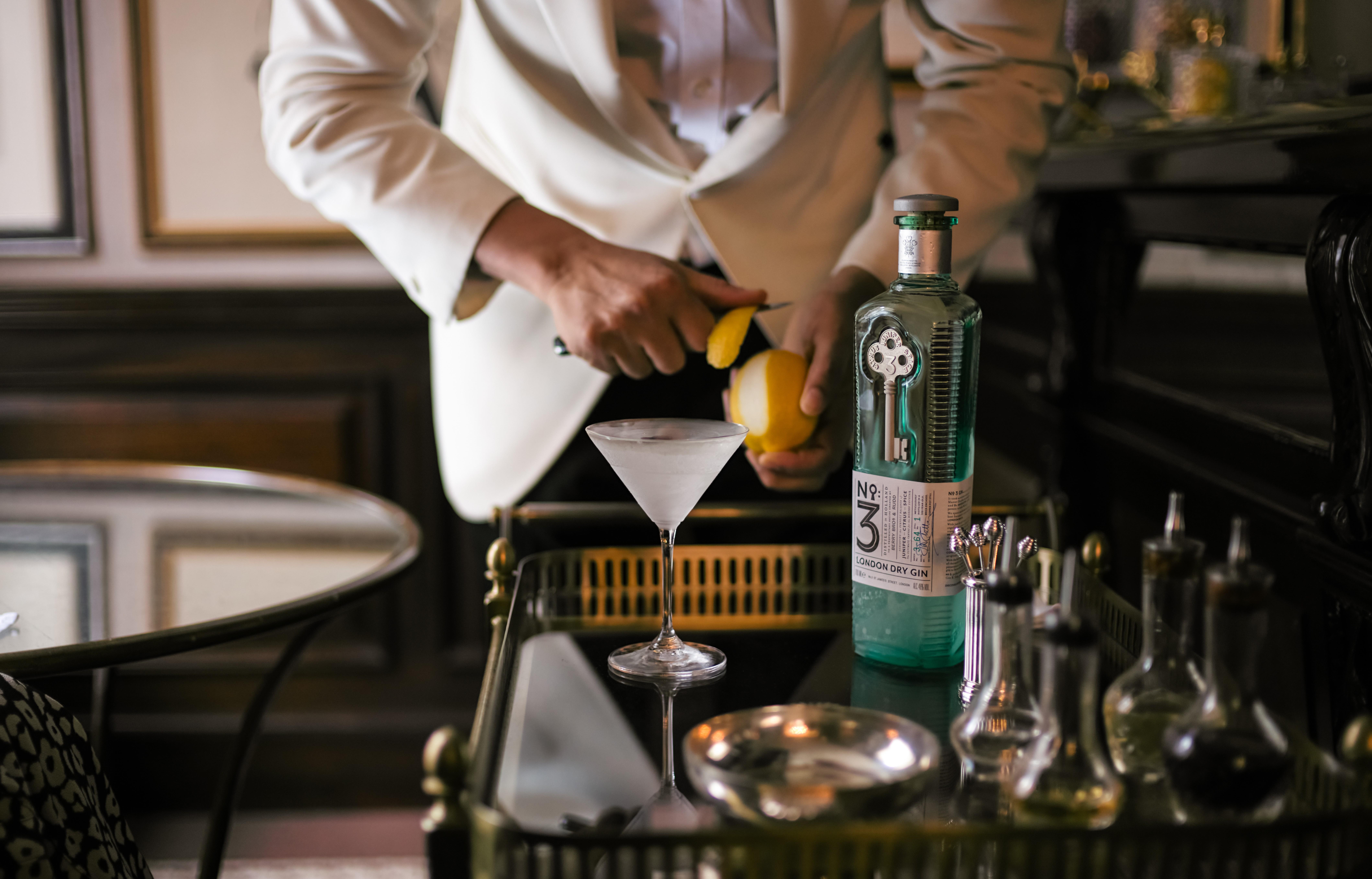 Famous Ice Cold Martini at The Egerton Bar
