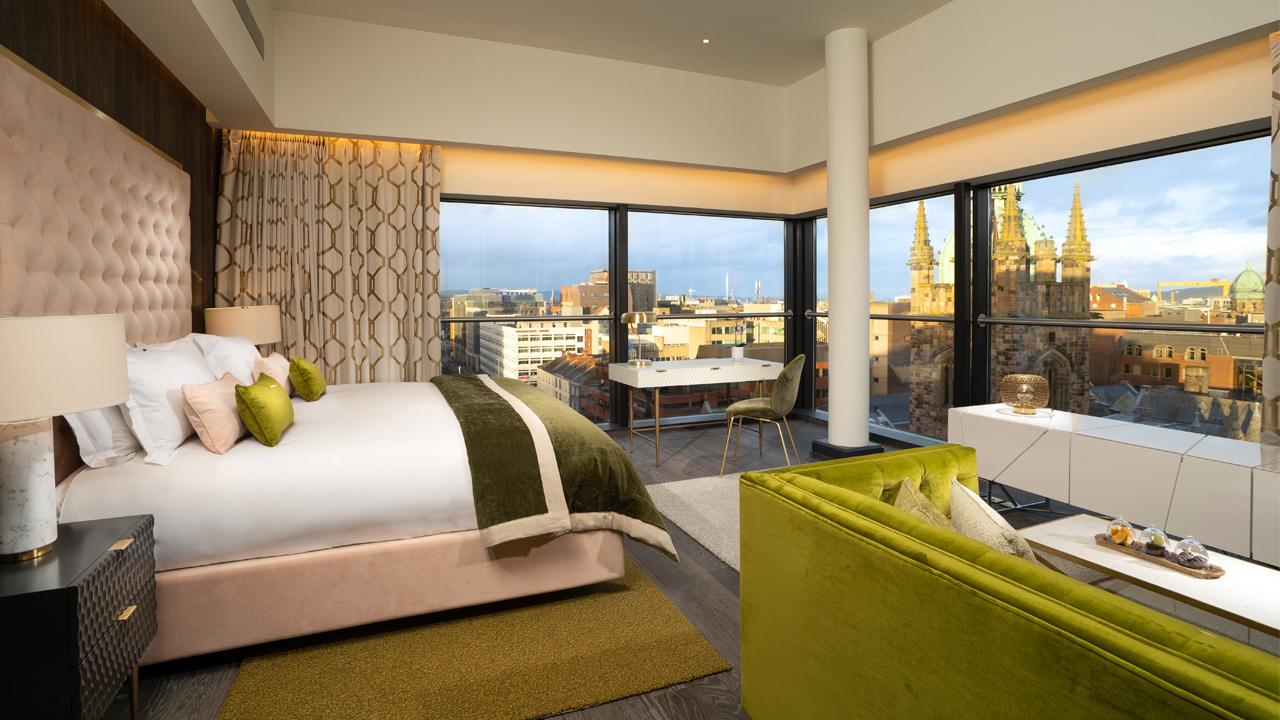 The Penthouse Suite Grand Piano and Living Lounge