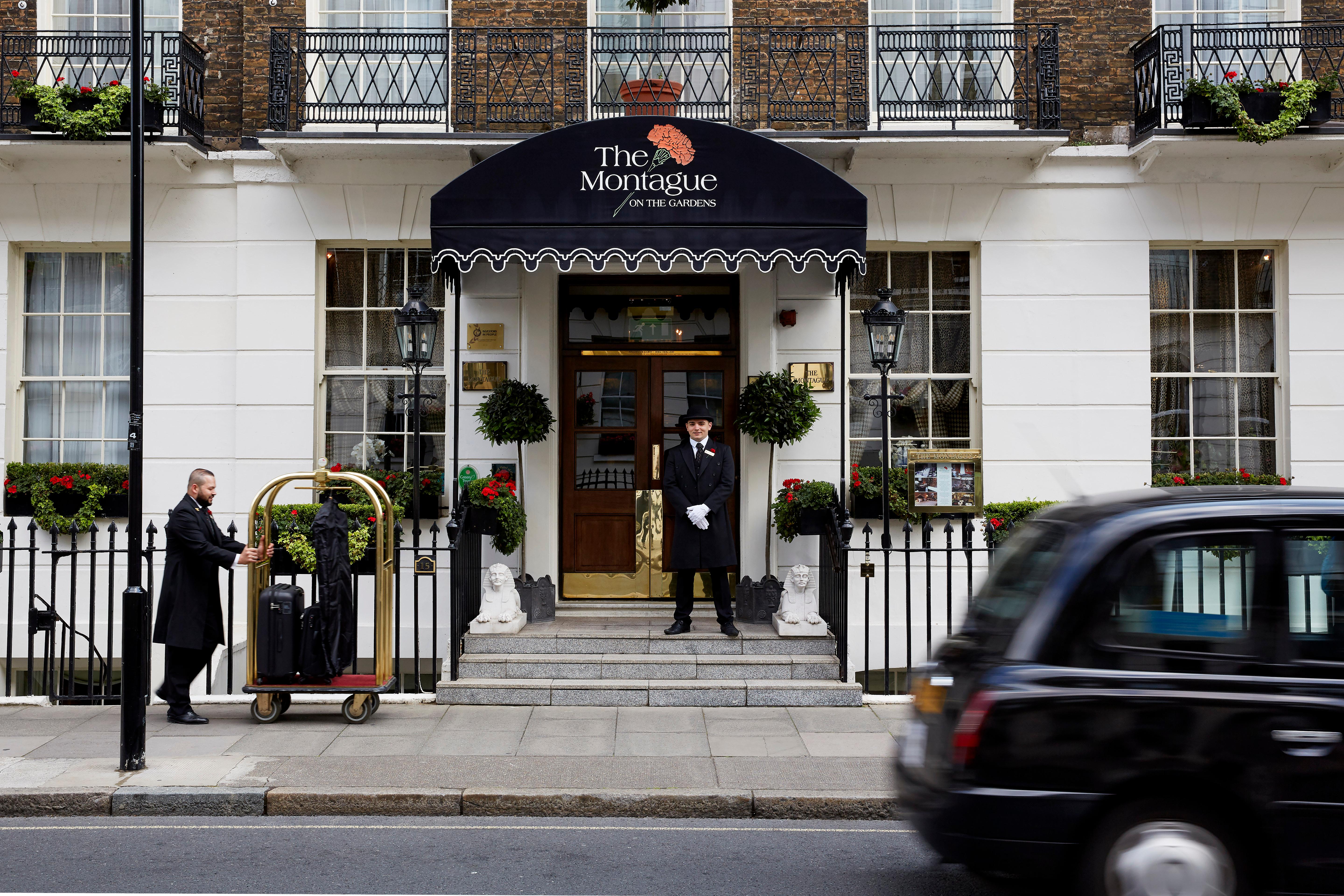 The Montague on the Gardens Georgian Townhouse Facade