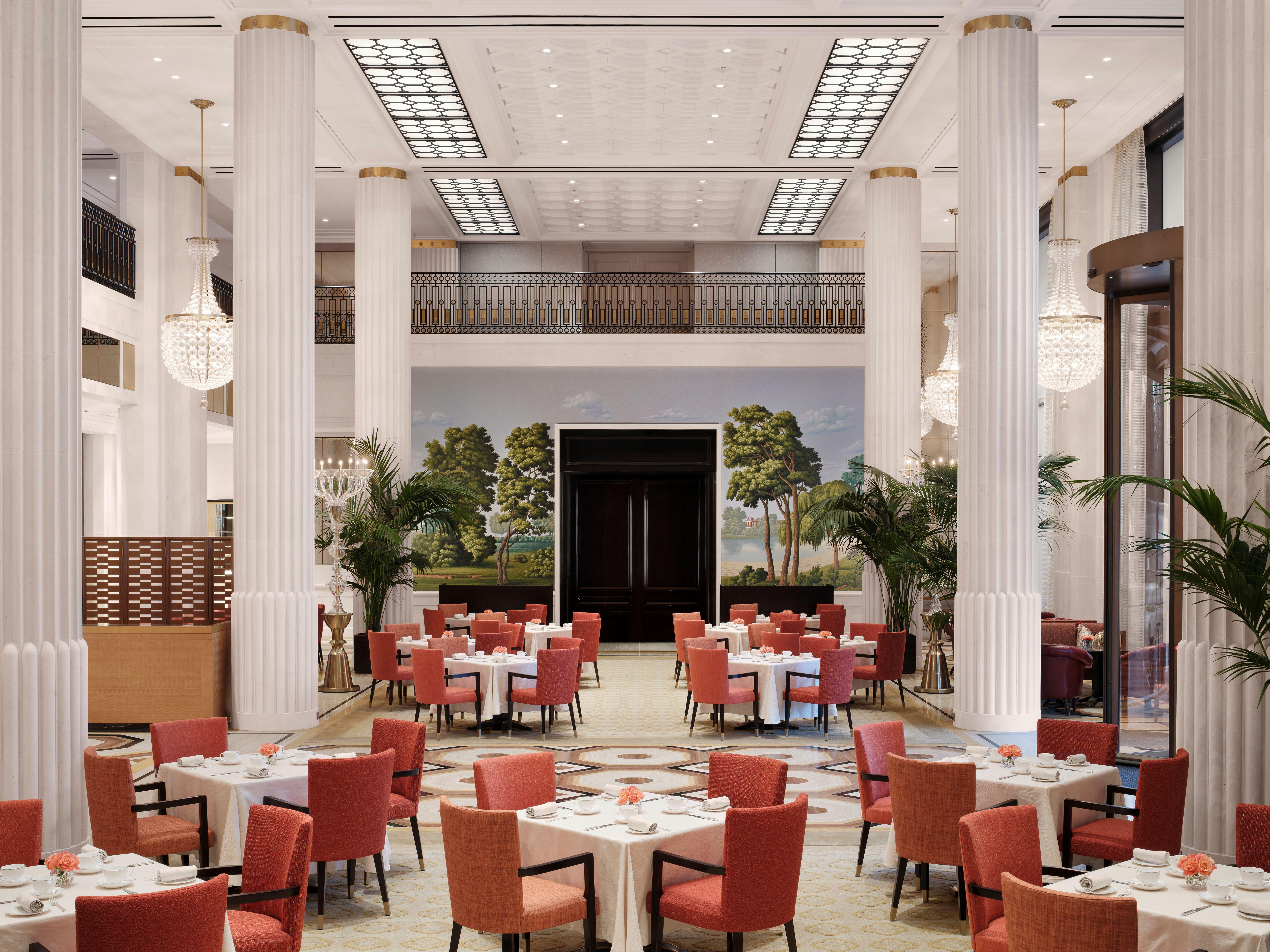 The Lobby Restaurant Soaring Ceilings and Afternoon Tea