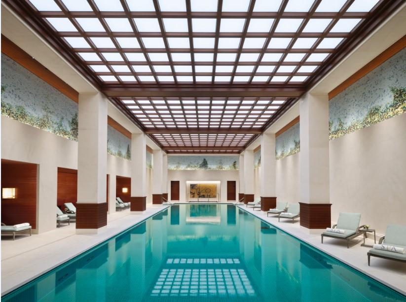 The Peninsula Spa 25-Meter Heated Subterranean Swimming Pool