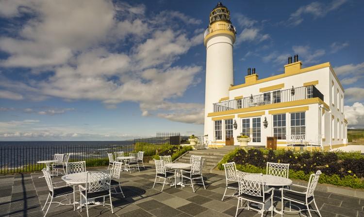 The Halfway House and Historic Turnberry Lighthouse on the Ailsa Course
