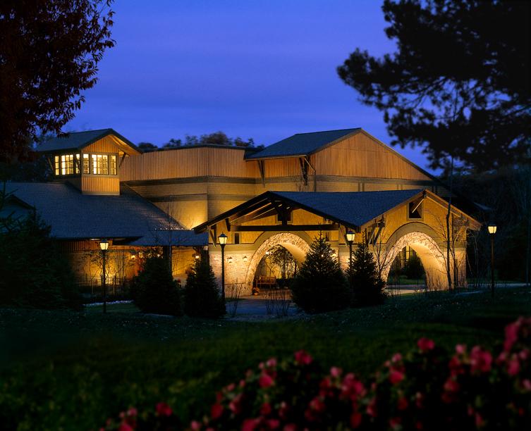 The Lodge at Woodloch Resort Grounds