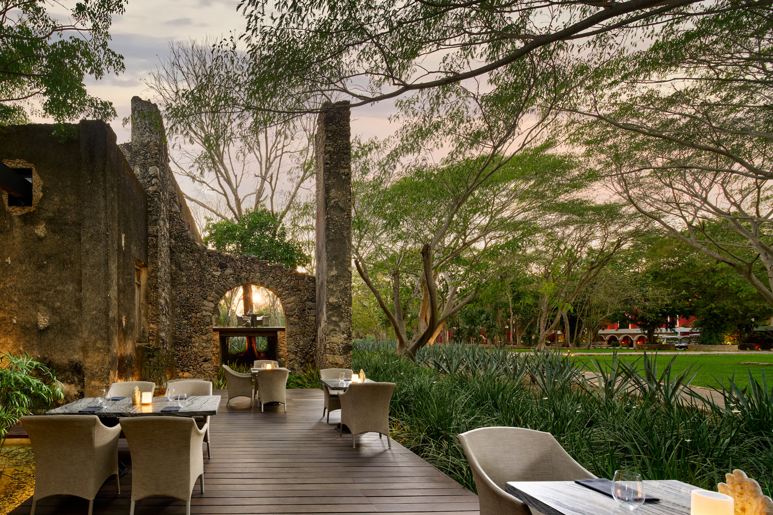 Ixi'im Fine Dining Restaurant in Historic Engine Room